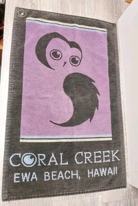 Toalla de golf vintage de Hawaii Ewa Beach Coral Creek Sir Christopher Kotton - Imagen 1 de 4