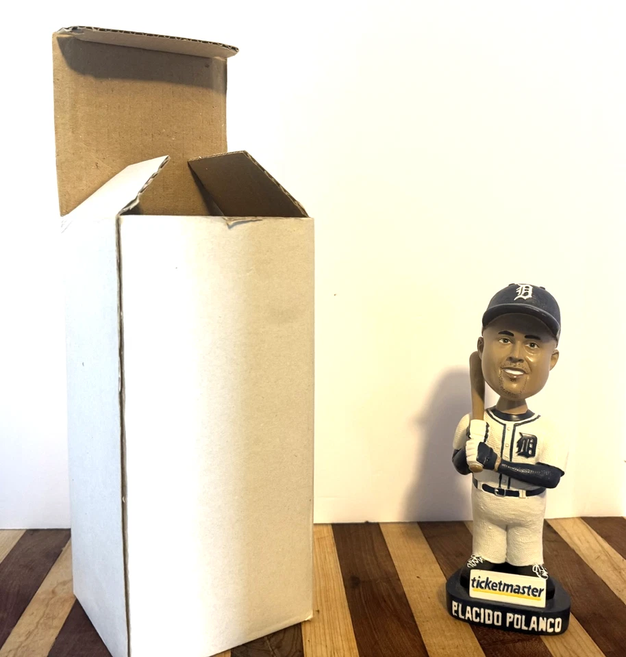 Bobblehead Plácido Polanco para jugador de béisbol de los Tigres de Detroit Foto 1 de 2