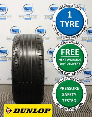X1 PW 275/30R20 275 30 20 DUNLOP SPORT MAXX 97Y XL RUN FLAT TYRE *4.5MM (H245N) - Image 1 of 4