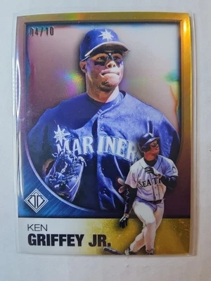 2023 Topps Transcendent Icons Chrome GOLD #17 Ken Griffey Jr 04/10  - Image 1 of 2