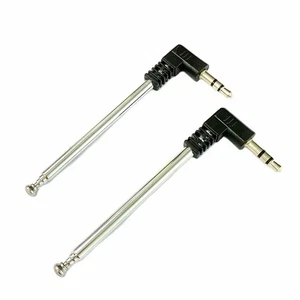 2 szt. Radio FM Antena telefoniczna 3,5 mm Rozszerzalna modulacja HIFI Antena audio 240 mm - Zdjęcie 1 z 6