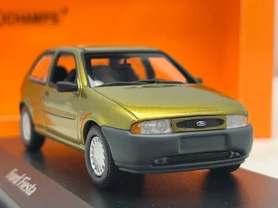 Ford Fiesta Mk1 1995 Metallic Gold 1/43 Diecast Model Car Minichamps Maxichamps - Image 1 of 4