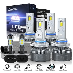 For Chevrolet K2500 1999-2000 LED Headlight Bulbs High Low Beam Fog Light 6x - Picture 1 of 15