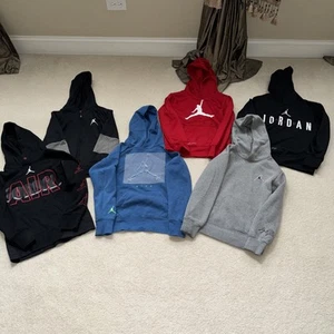 Nike Air Jordan Boys (S) Hoodie 6 Pc Lot - Picture 1 of 9