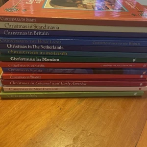 13x World Book Lot  “Christmas in” Around the World Books Advents & Recipes - Bild 1 von 14