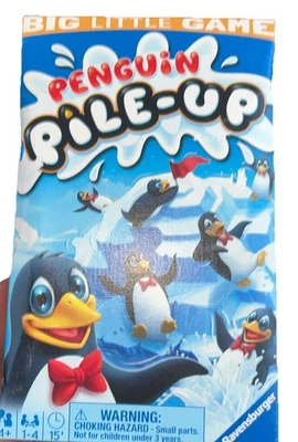Penguin Pile-Up Big Little Game  Fast Playing Family Fun For All Ages 4+ _B3 - Image 1 of 4