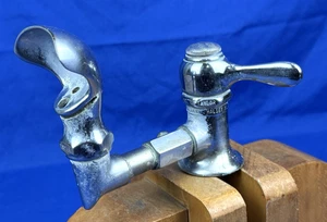 C.1930 Brass Water Fountain Faucet HALSEY W. TAYLOR RePURP Garden Water Feature! - Picture 1 of 11