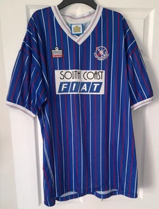 PORTSMOUTH FC ADMIRAL SCORE DRAW RETRO 1987/89 SOUTH COAST FIAT HOME SHIRT (3XL) - Picture 1 of 9