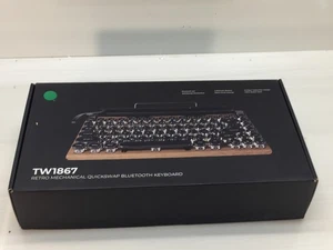 TW1867 Retro Mechanical Quickswap Bluetooth Keyboard Typewriter Style - Picture 1 of 3