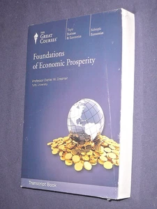 Great Courses TRANSCRIPTS  :    FOUNDATIONS OF ECONOMICS PROSPERITY new & sealed - Imagen 1 de 2