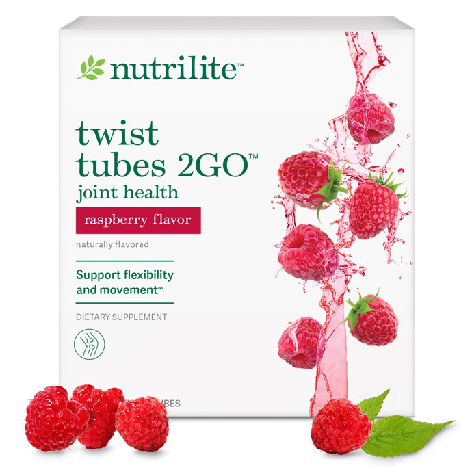 🍇 Twist Tubes 2Go - Salud articular en un jugoso giro de sabor a frambuesa, ¡sip go! 💪 Foto 1 de 2