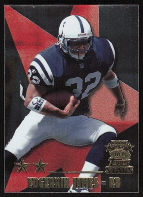 1999 Topps Stars Two Star Edgerrin James #8 Indianapolis Colts - Image 1 of 2