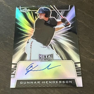 2019 Rifrattore Foglia Metallo Draft Nero Prizm Gunnar Henderson Auto 14/15 - Foto 1 di 4