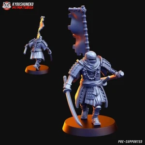 Japanese Sohei Monk Daimyo, Wargames Feudal Japanese Samurai Monk Miniature - Picture 1 of 1