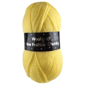 Woolcraft Neu Modisch Grob Strick Garn Wolle 100g - 133 Butterscotch - Bild 1 von 1
