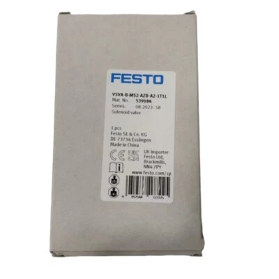 1PC New Festo VSVA-B-M52-AZD-A2-1T1L solenoid valve 539184 In Box Free Shipping - Image 1 of 3