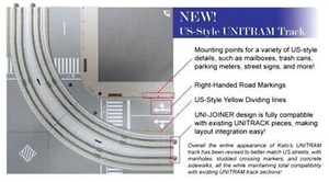 Kato 40-810 N V60 UNITRAM TRACK SET - Picture 1 of 2