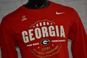 46875-a Camiseta Nike Georgia Bulldogs 2021 Campeones Nacionales CFP Talla Grande Hombre - Imagen 1 de 7