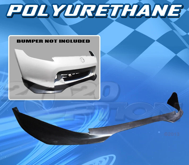 RA STYLE PU POLYURETHANE FRONT BUMPER LIP SPOILER BODY KIT FOR 09-12 NISSAN 370Z - Image 1 of 1