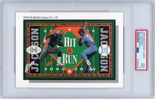 BO JACKSON Hit & Run II 1990 Nike Poster Cards PSA 9 *ICONIC*