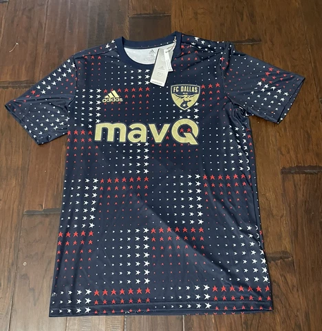 adidas Men’s MLS FC Dallas MAVQ Soccer Jersey Sz. Medium NEW HN1811250 Kreis USA Cover