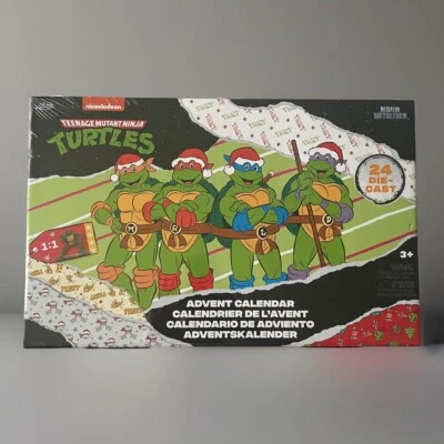 Teenage Mutant Ninja Turtles Calendario de Adviento TMNT Die Cast Figuras Nickelodeon Foto 1 de 4