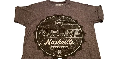 Topman Mens S Flecked Short Sleeve  Shirt NVT Sublime Recordings Nashville NWOT - Imagem 1 de 4