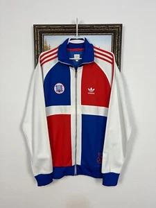 Vintage Adidas Originals Dominican Republic Football Jacket Soccer Track Top M - Picture 1 of 17