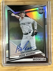 Panini Elite 2022 edición extra Brooks Lee números primos novato automático #8 | gemelos - Imagen 1 de 3