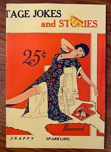 Vintage Snappy Sparkling Stage Jokes and Stories Illustrated Book  - Picture 1 of 1