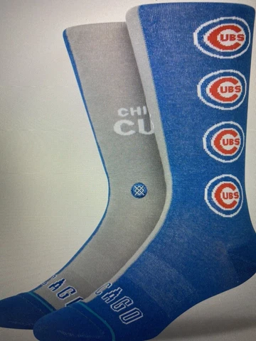 Chicago Cubs MLB Men s Stance Split Crew Socks Large (9-13) Cover