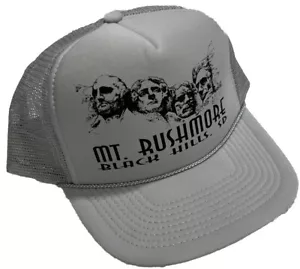 VTG Mt. Rushmore National Park South Dakota Hat Gray with Gray Mesh Back Cap - Picture 1 of 9