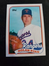 1989 Topps Traded TIFFANY Set #106T Nolan Ryan Feels Glossy Smooth!