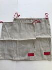 New Authentic Set Of 2 Valentino Cover Dust Bag Linen