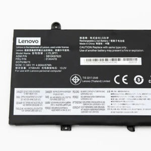 Genuine 57Wh 01AV478 Battery For Lenovo ThinkPad T480s 01AV479 L17M3P71 L17L3P71 - Picture 1 of 7