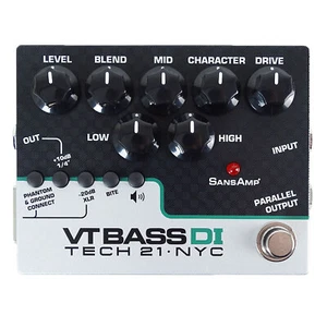 Tech21 SansAmp Character Series VT Bass DI Preamplificador Pedal - Imagen 1 de 6