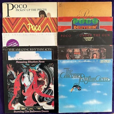 10x EX Lot AMAZING RHYTHM ACES & POCO Rock Collection Original 10LP - Image 1 of 4