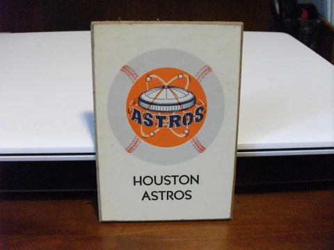 Vintage MLB Baseball Kentucky Art Houston Astros Plaque 5 x 3 1/2 Cover