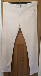 CALVIN KLEIN Jeans Very Pale Pink Denim Slim Tapered Mens W33 L32 - Picture 1 of 8