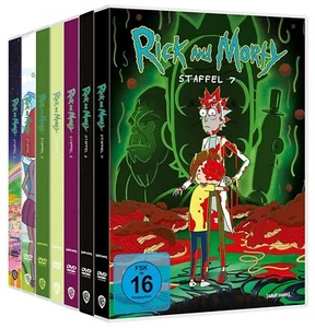 Rick and Morty - Season/Staffel 1-7 im Set # 14-DVD-SET-NEU - Afbeelding 1 van 5