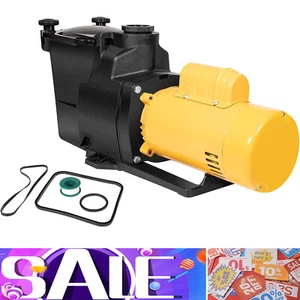 For Hayward W3SP2607X10 Super Pump 1 HP Single Speed Pool Pump 115/230V - Picture 1 of 9