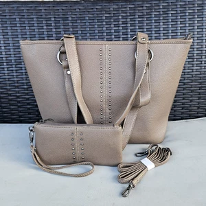 American Bling Concealed Carry Purse & Wallet Studded Western Bag Khaki - Picture 1 of 14