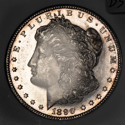 1890-S $1 Morgan Dollar - Deep Proof-Like DMPL Cameo - NGC MS 63 DPL - B5346 - Image 1 of 4