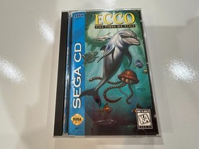 Ecco: The Tides of Time (Sega CD 1993) CIB Complete w Manual + Reg + Foam N MINT