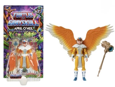Figura de acción 2024 Masters of the Universe x Turtles of Grayskull April O'Neil Foto 1 de 4
