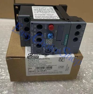 1PCS Free Shipping SIEMENS 3RU6116-4AB1 11~16A New Brand Thermal Overload Relay Foto 1 de 4