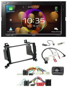 JVC DAB Lenkrad 2DIN Bluetooth USB Autoradio für Hyundai Santa Fe 2010-2012 - Bild 1 von 12