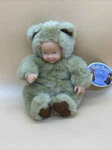 Vintage Anne Geddes Baby Bears Plush Doll With Teddy Bear Costume NWT - Picture 1 of 20
