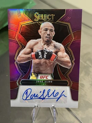 2023 Panini Select UFC - Signatures Purple Prizm #SG-JAL Jose Aldo /49 (AU) - Image 1 of 2