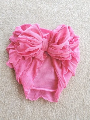 Baby Girl Hot Pink Headband And Bow Any Size - Изображение 1 из 3